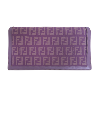 Fendi Zucca Continental Wallet, front view